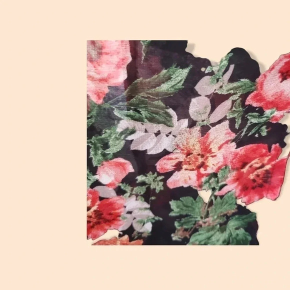 Ambiance apparel flowy crop top   size S - Picture 5 of 9